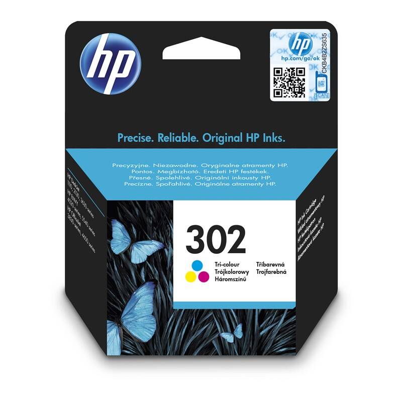 HP 302 Tricolor F6U65AE