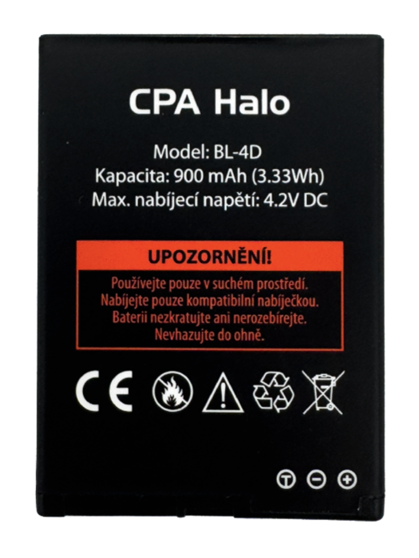 CPA BS-02 900 mAh Li-Ion pro CPA Halo 11/11 Pro/18/21/28