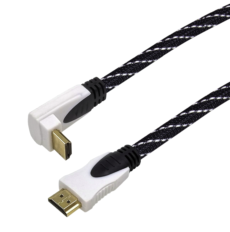 MKF HDMI kabel 1,8 m lomený 90° 4K