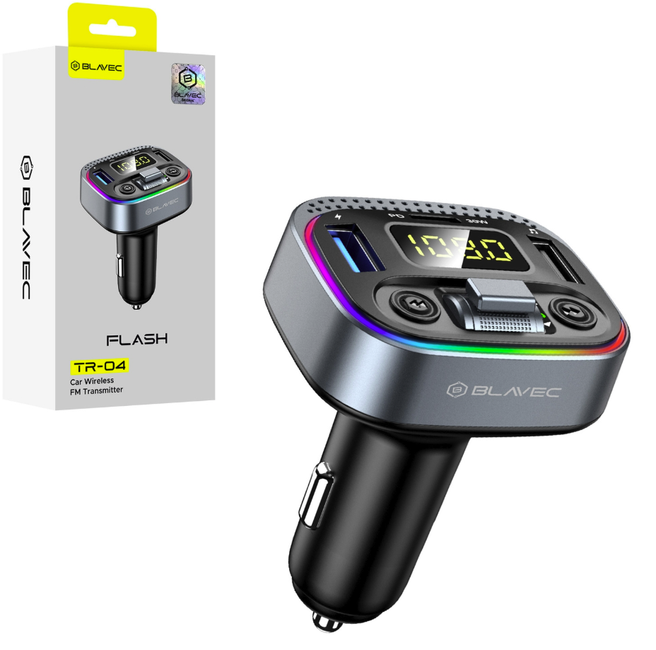 Blavec TR-04 FM Bluetooth transmitter 2x USB USB-C 30W