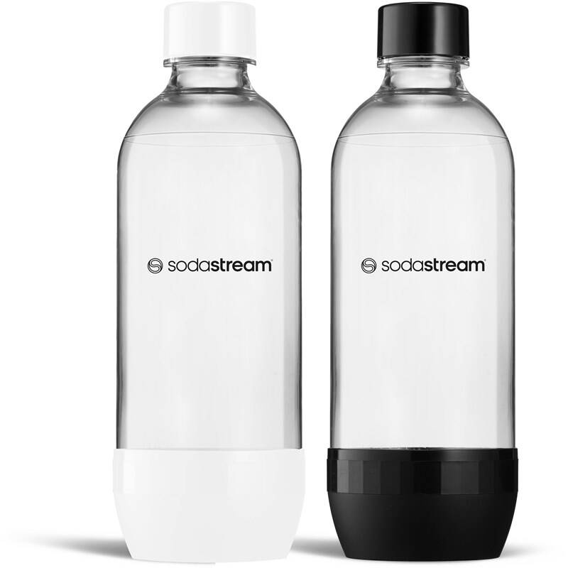 SodaStream Jet 2×1l láhev Black & White