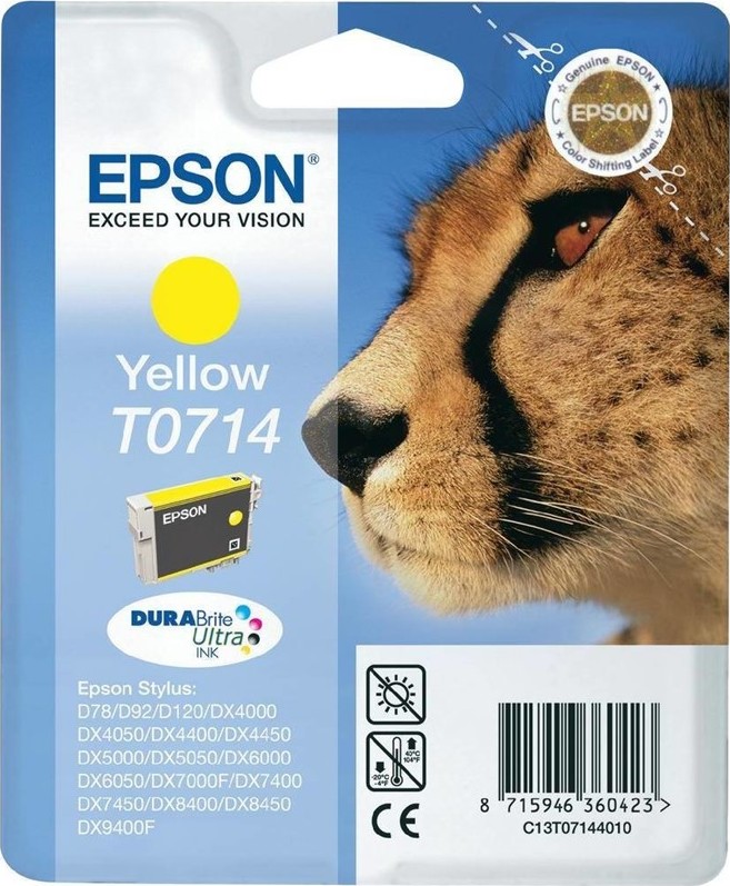 EPSON T0714 Yellow, C13T07144012