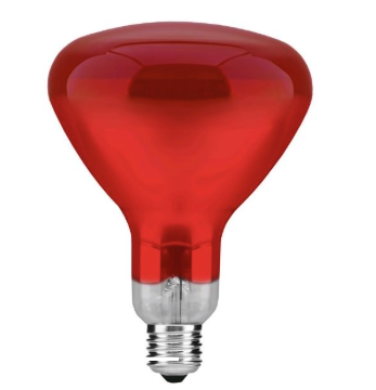 Infra žárovka E27 100W červená