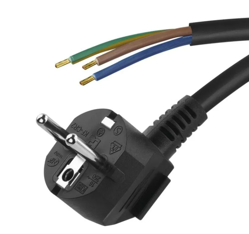 EMOS flexo šňůra 3×1,5 mm² 2 m černá