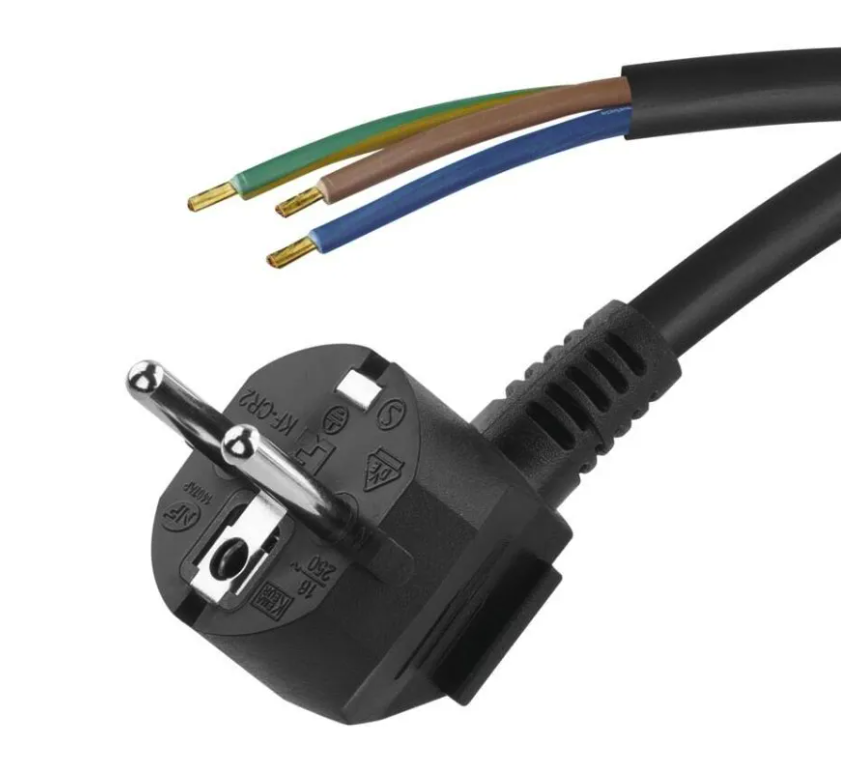 EMOS flexo šňůra 3×1,0 mm² 2 m černá