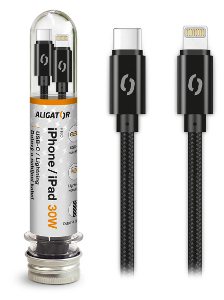 ALIGATOR TUBA USB-C/USB-C 240W 1 m černý