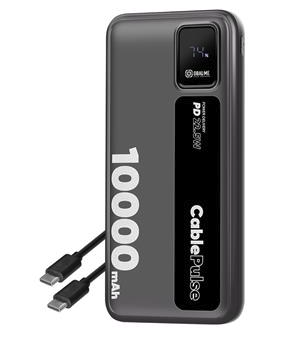 ME CablePulse Power Bank 10 000 mAh 22,5 W černá