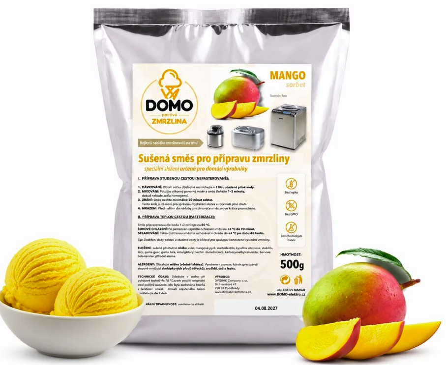 Dvořákova zmrzlina DV Mango