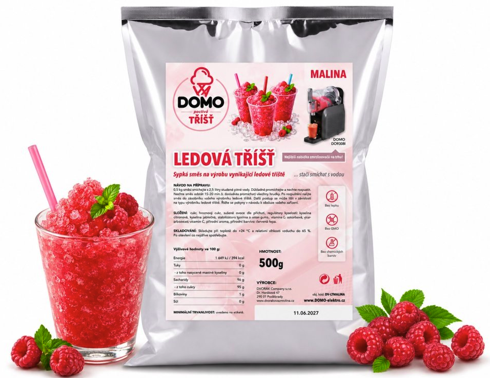 Dvořákova zmrzlina DV LT Malina 500 g