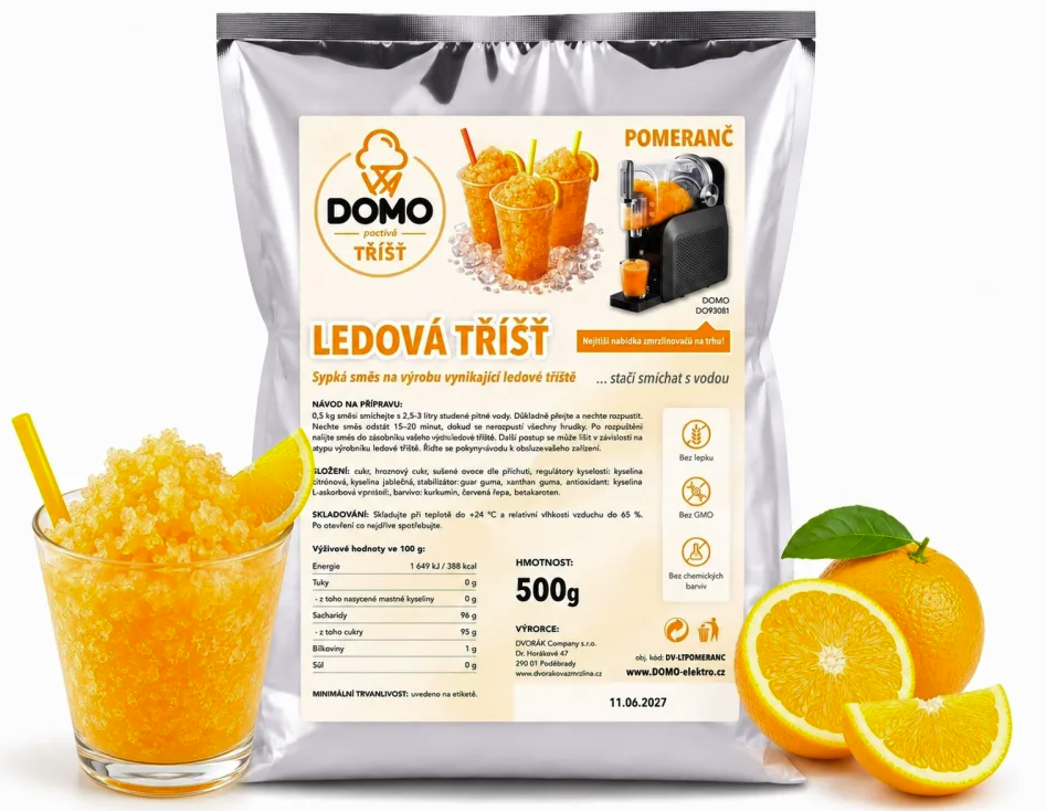 Dvořákova zmrzlina DV LT Pomeranč