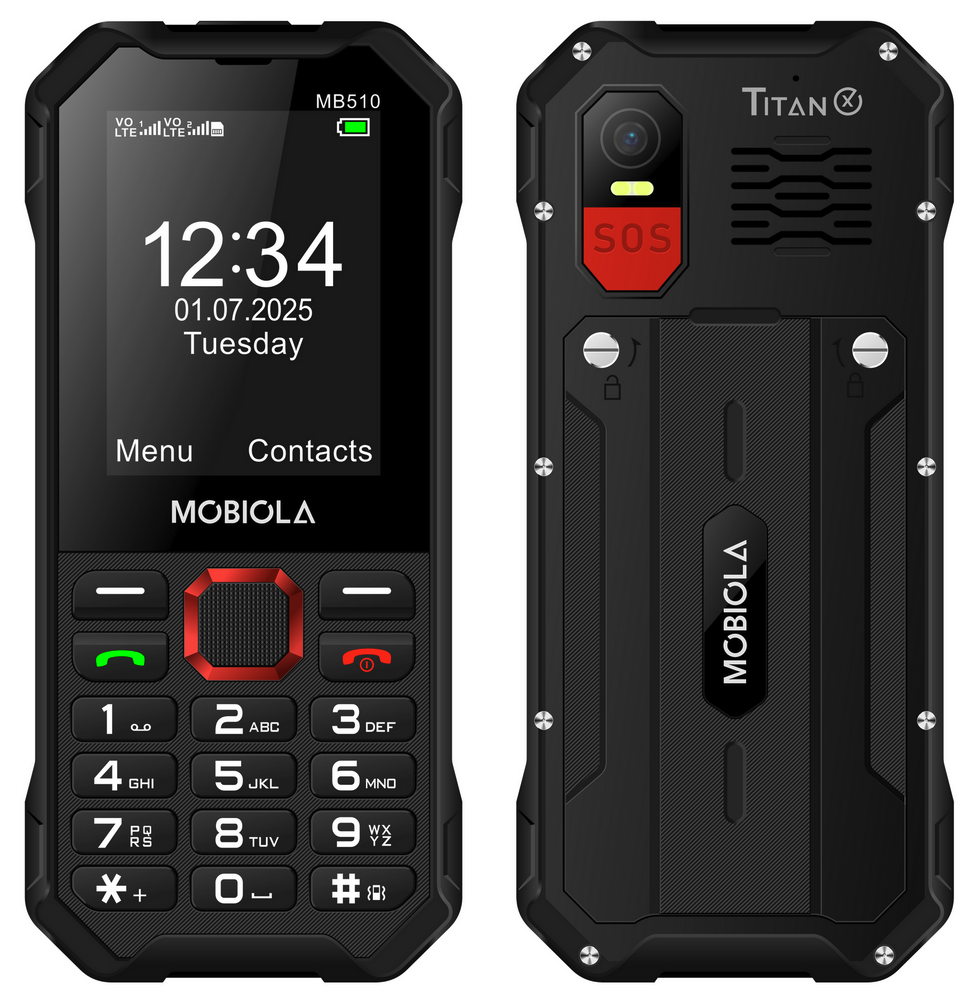 Mobiola MB510 TitanX černý