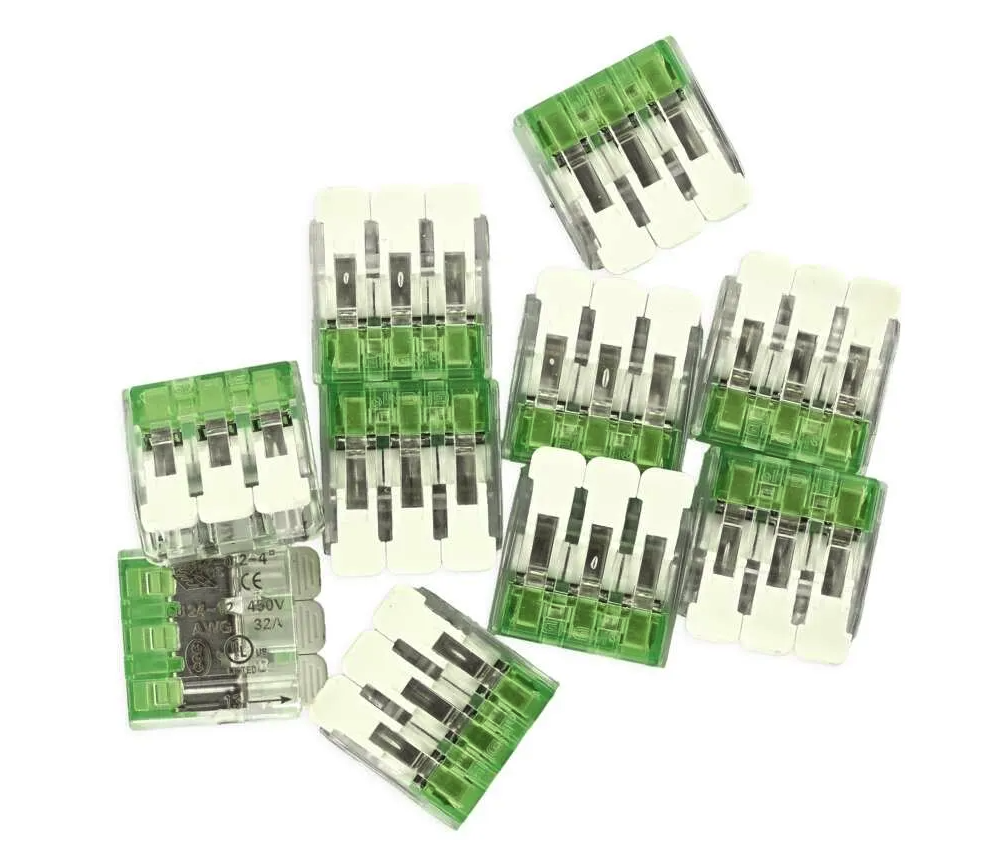 EMOS páková spojovací svorka 3× 0,2–4 mm² 10 ks