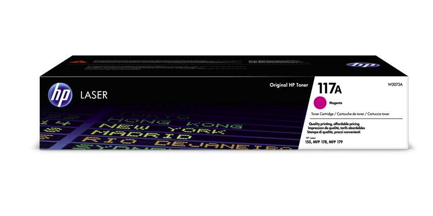 HP 117A W2073A purpurový toner