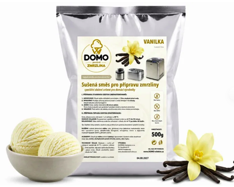 Dvořákova zmrzlina DV Vanilka 500 g