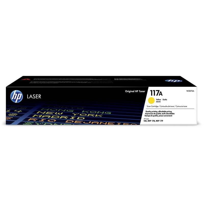 HP 117A W2072A žlutý toner