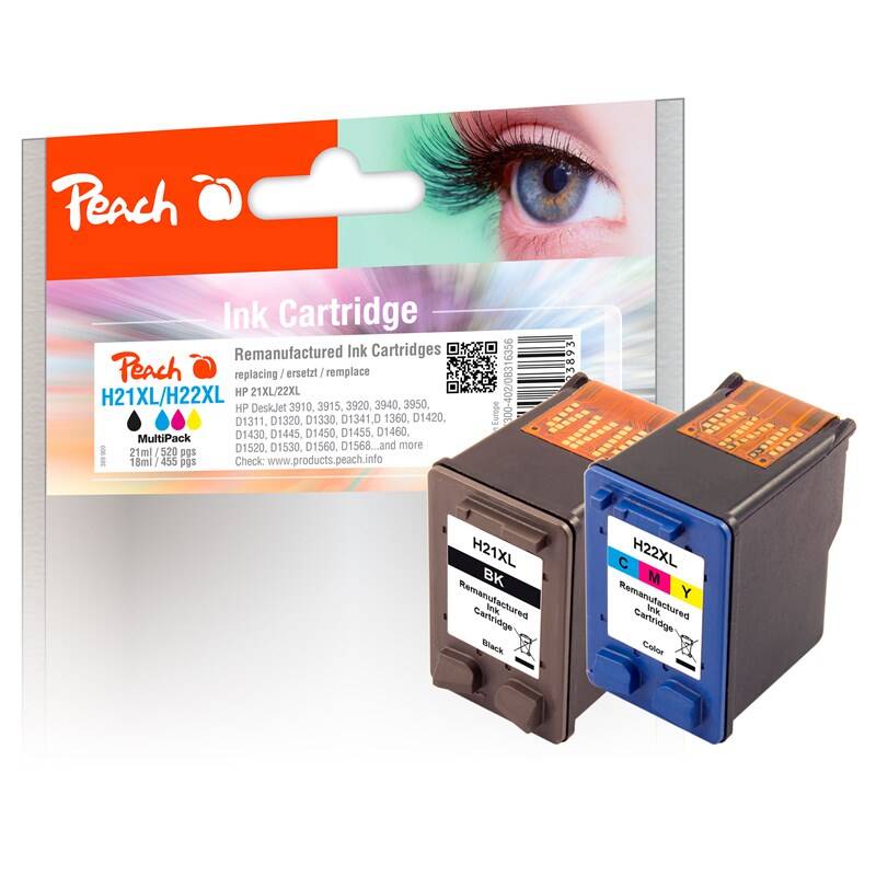 Peach HP 21XL / 22XL Multipack