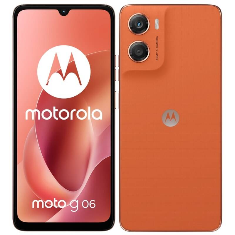 Motorola Moto G06 4GB/64GB – oranžový