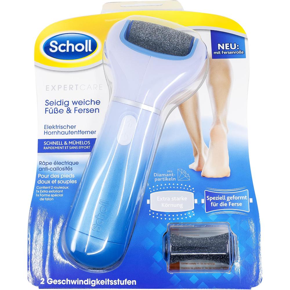 Scholl elektrický pilník na kůži, 2 rychlosti, 2 hlavice