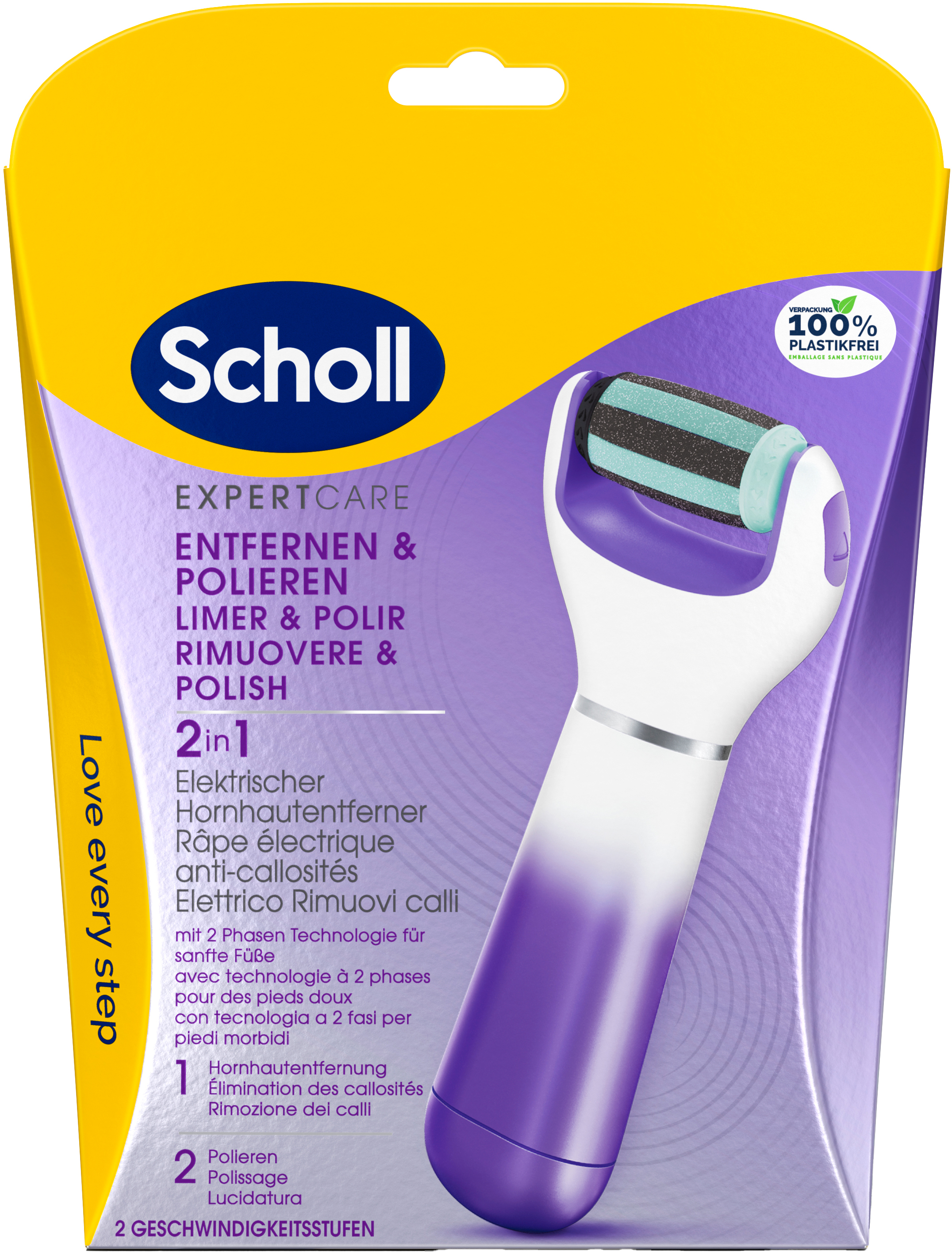 Scholl ExpertCare, elektrický pilník na kůži