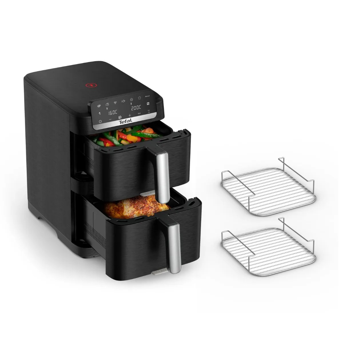 Tefal kompaktní Dual horkovzdušná fritéza s grilem