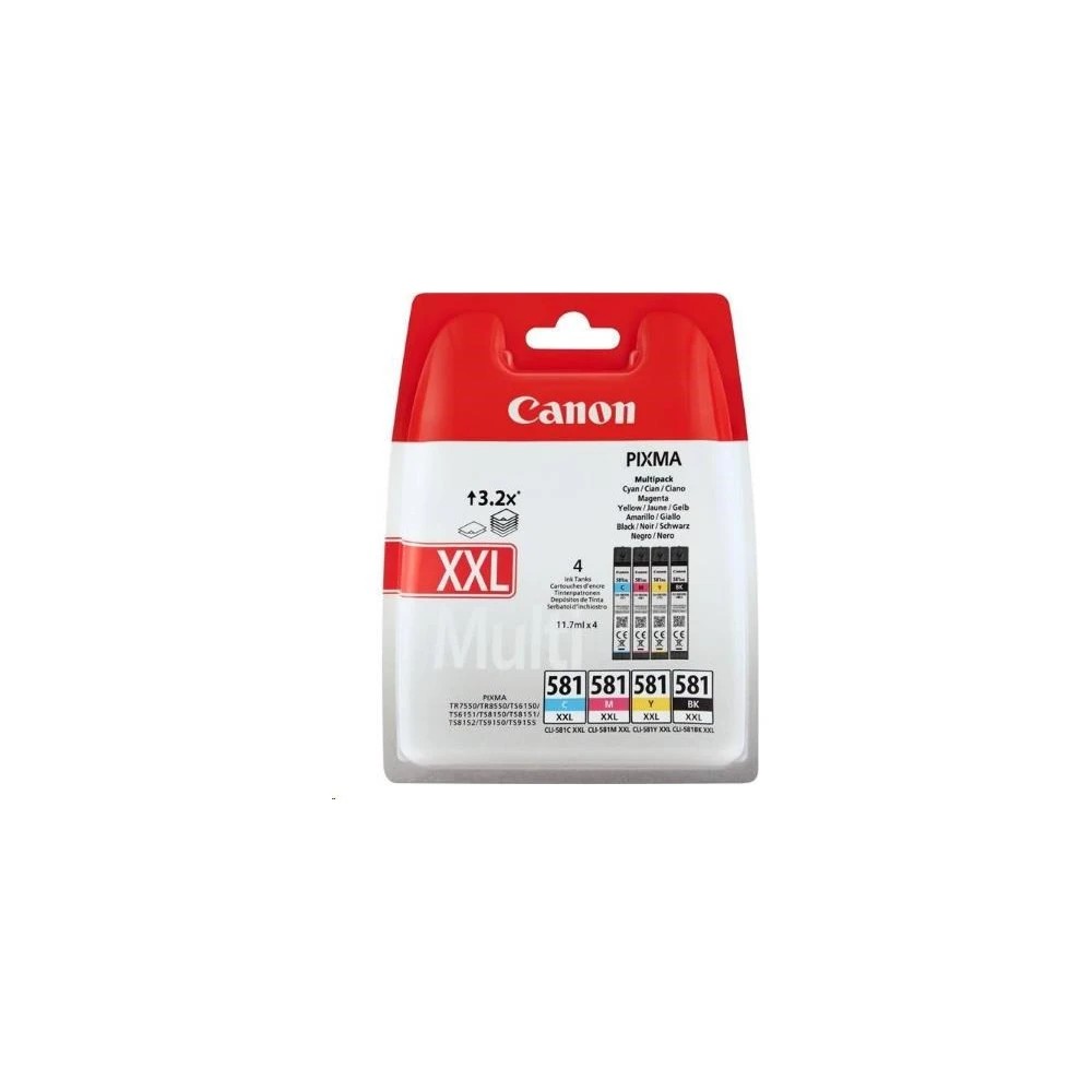 Canon CLI-581XXL C/M/Y/BK Multipack