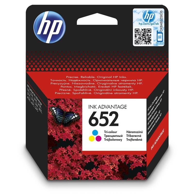 HP 652 Tri-colour, F6V24AE