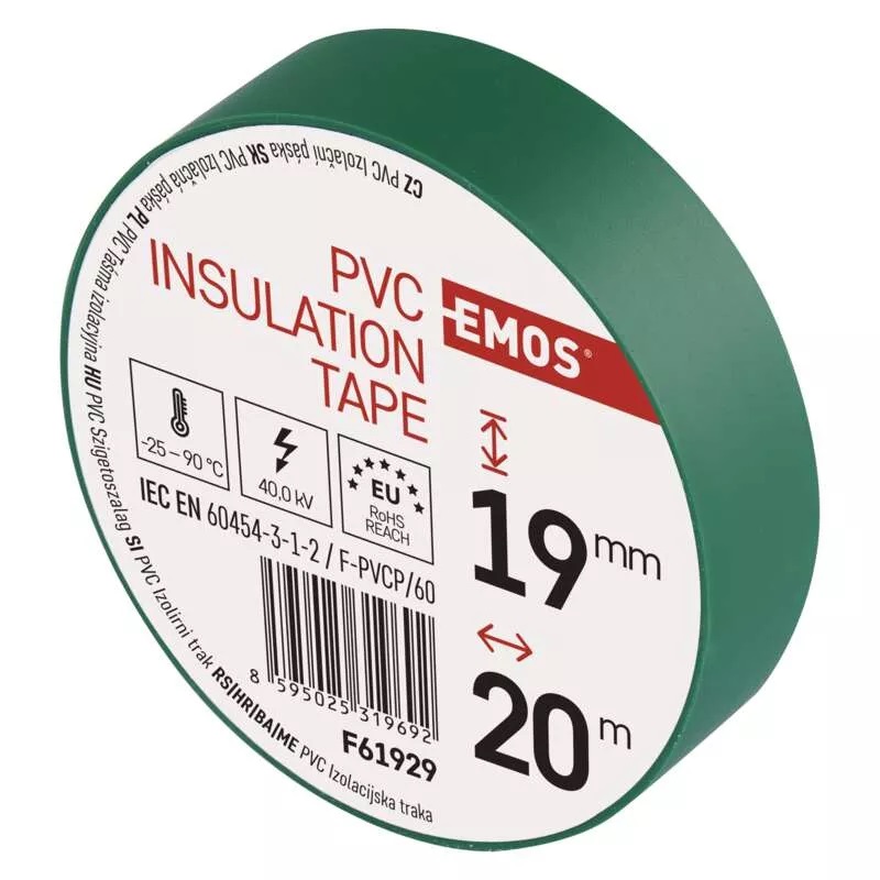 Emos F61929 PÁSKA IZOL.19/20, zelená
