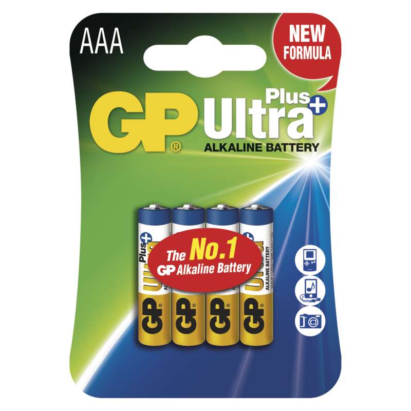 GP B1711 BAT. ULTRA PLUS LR03 4BL