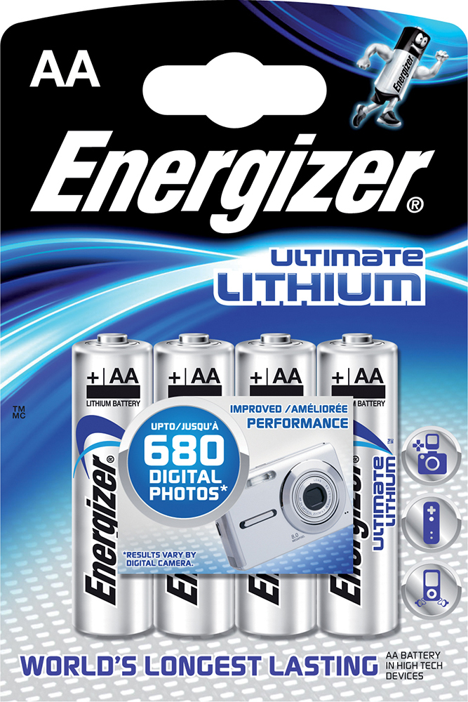 ENERGIZER Ultimate Lithium AA (4blistr)
