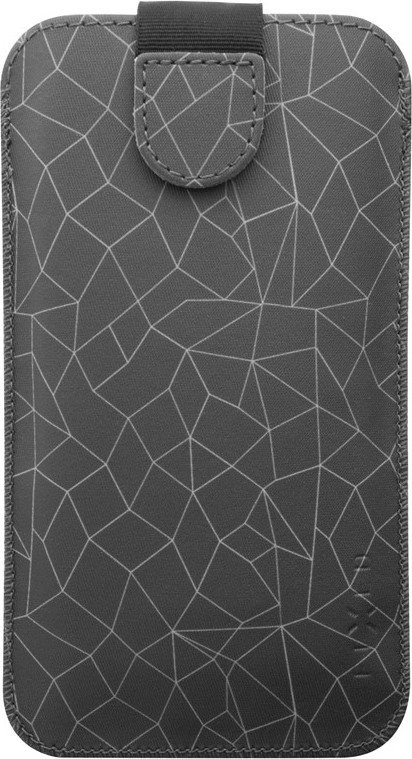 FIXED Soft Slim se zavíráním, PU kůže, velikost 5XL, motiv Grey Mesh