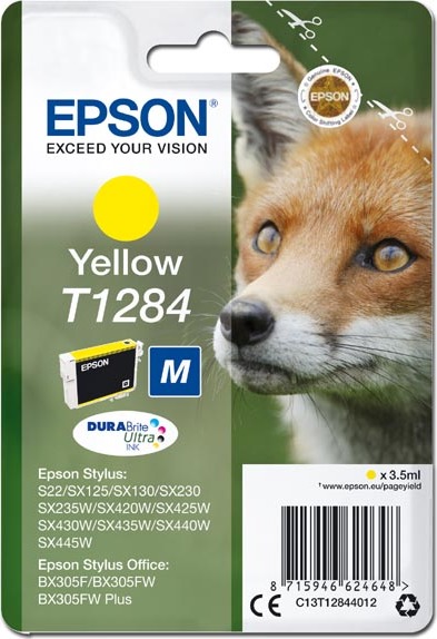 EPSON T1284 Yellow, C13T12844012