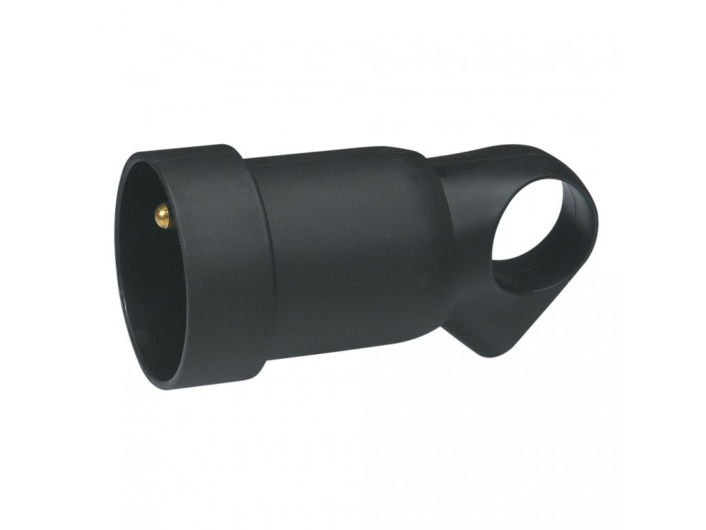 Legrand 50429 zásuvka s očkem černá