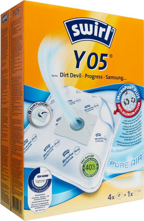 SWIRL Sáčky do vysavače Y 05/4 MP Plus