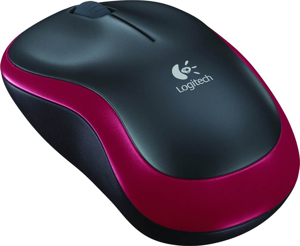 LOGITECH M185 red Wireless Mouse