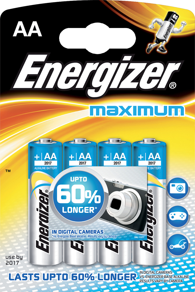 ENERGIZER 637455 Maximum AA/4 635261