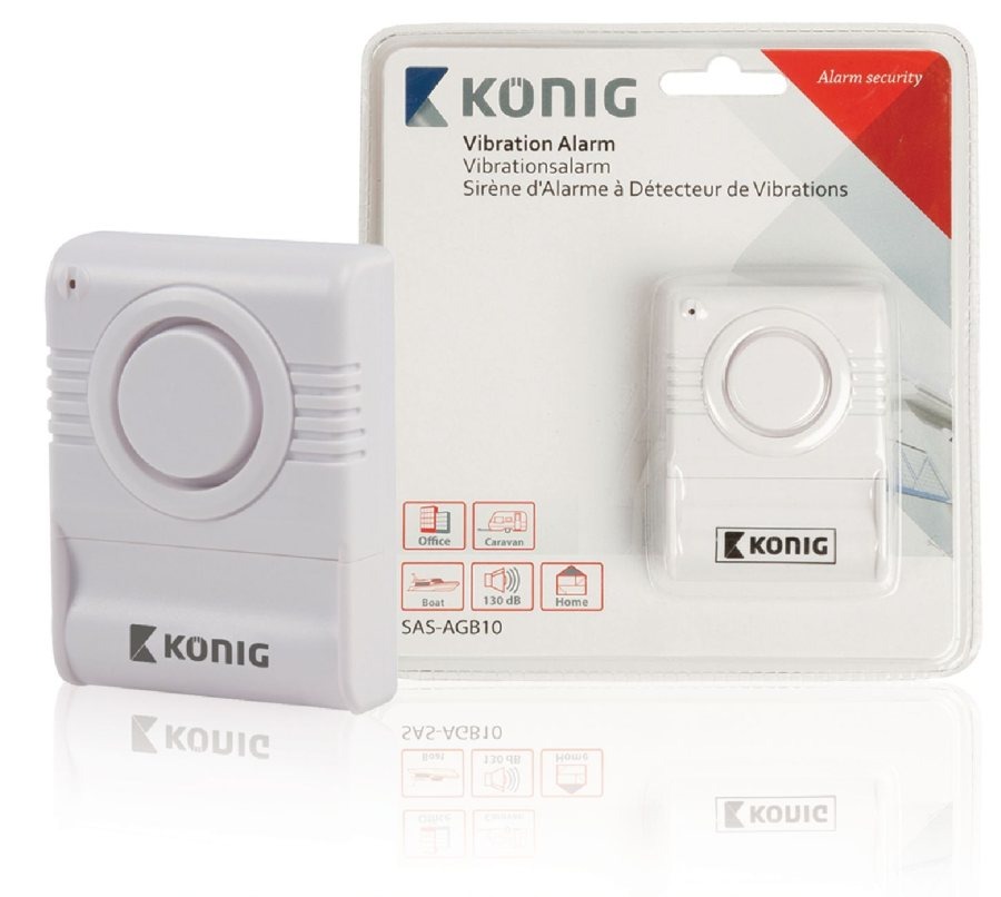 KÖNIG Alarm, senzor na sklo SAS-AGB10