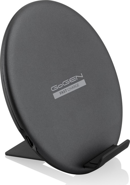 GoGen Bezdrátová nabíječka 2in1 10W černá