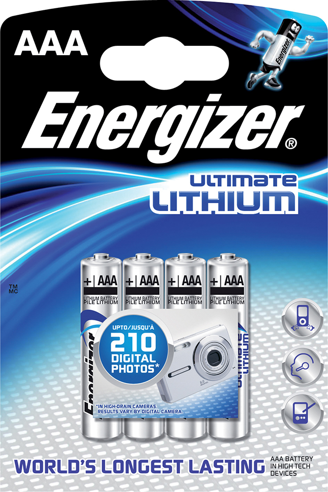 ENERGIZER Ultimate Lithium AAA (4blistr)