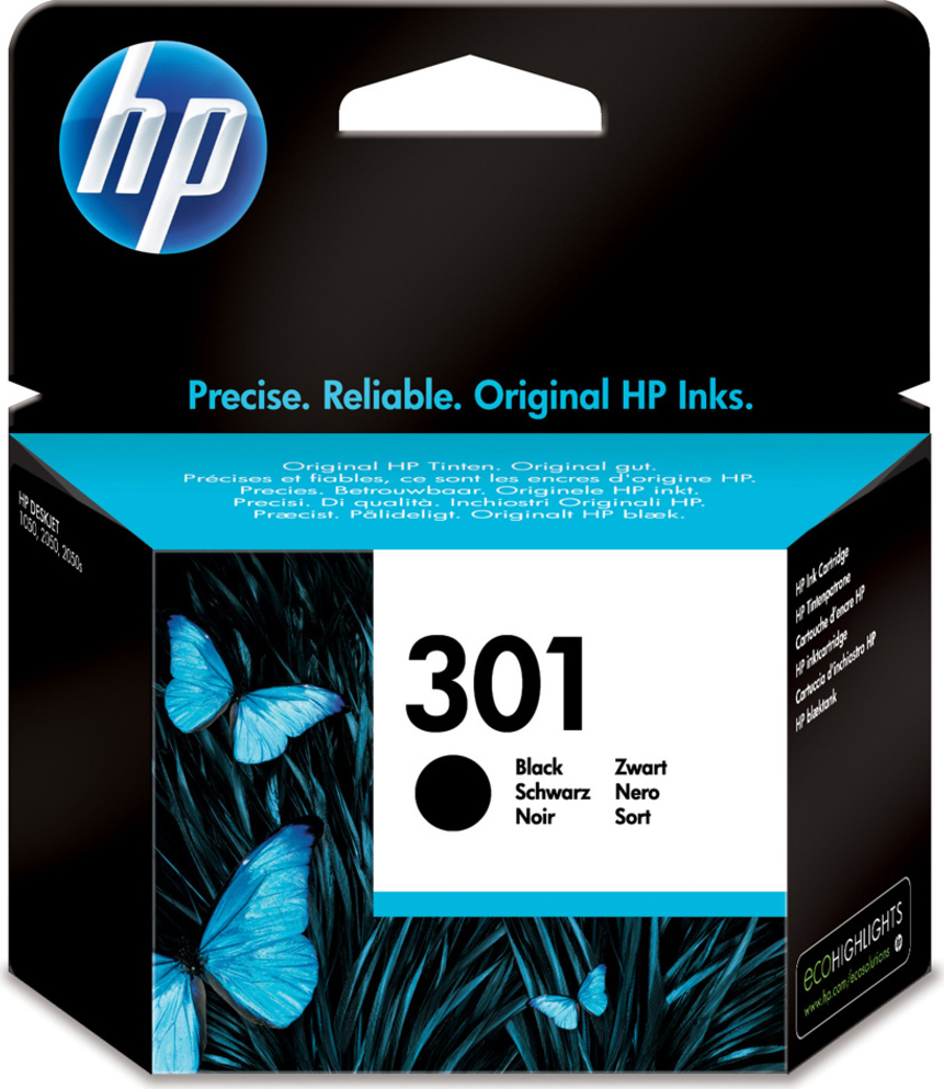 HP 301 Black, CH561EE
