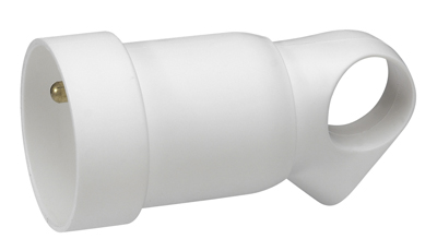 Legrand 50421 zásuvka bílá plast s očkem