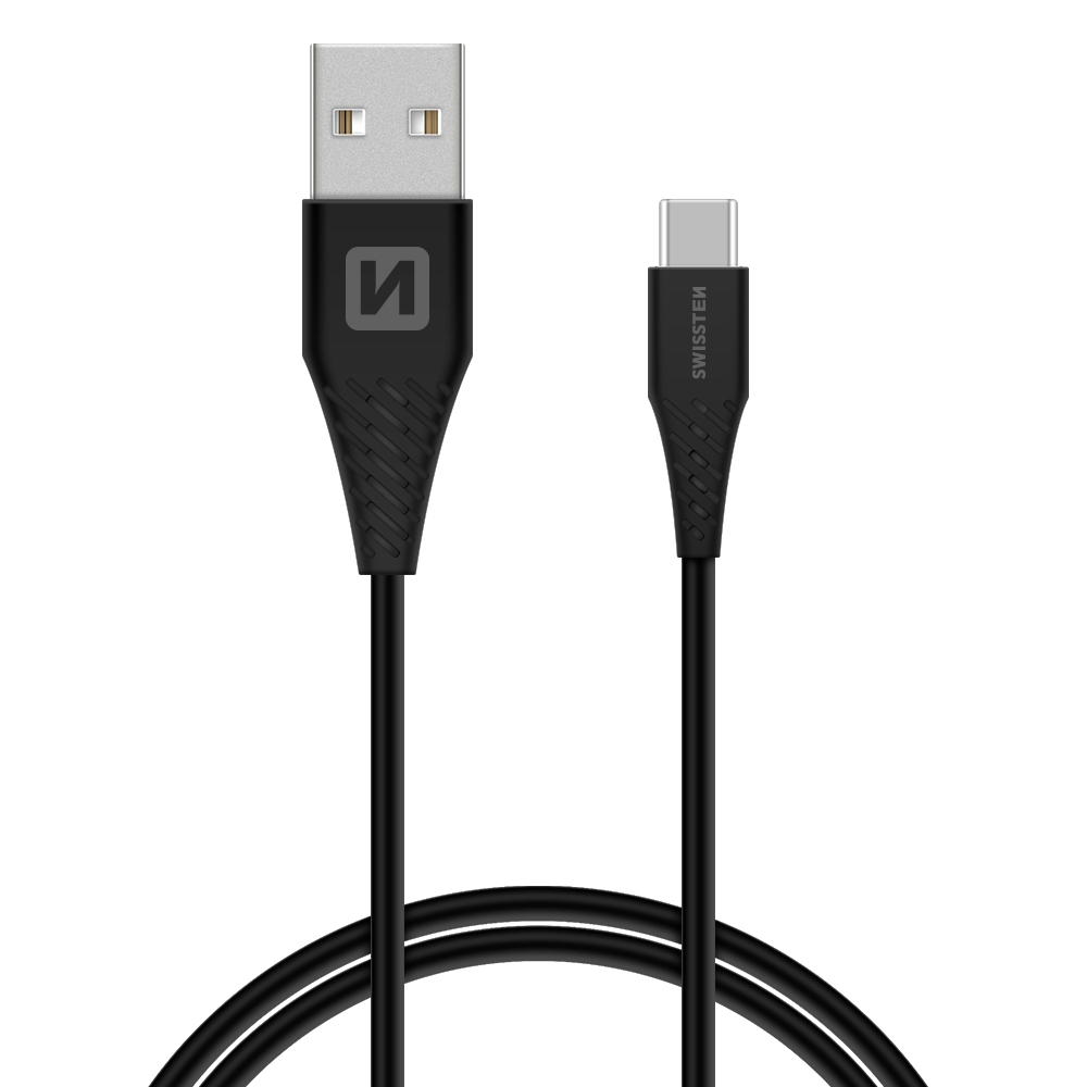 SWISSTEN dat.k.USB/USB-C 5A 1,5m bk