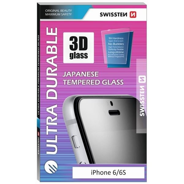 Glass SWISSTEN ULTRA D.3D iPh 6/6S white