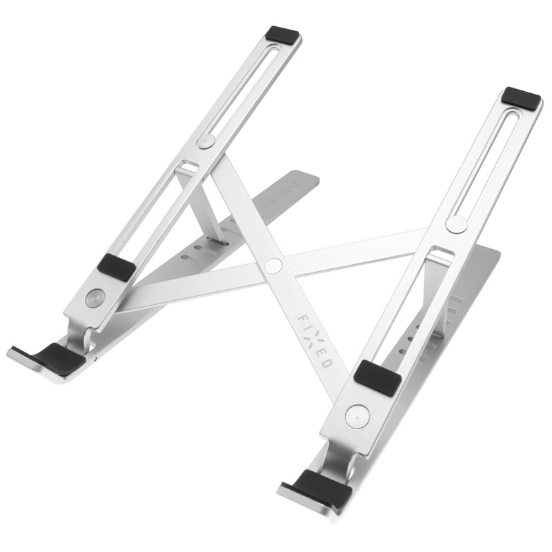 FIXED Frame Fold pro notebooky a tablety, stříbrný