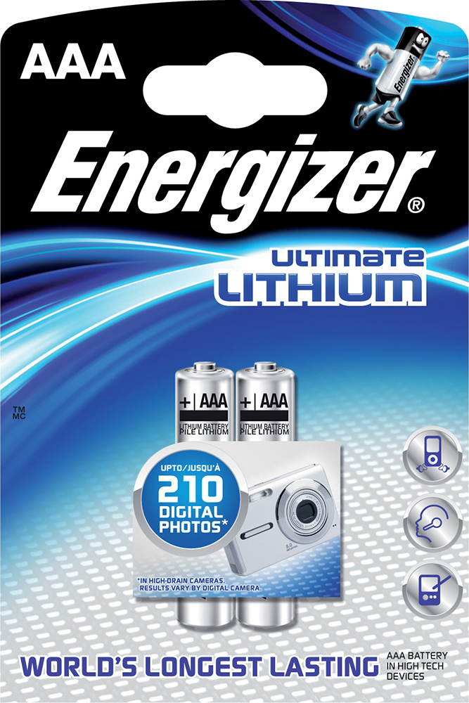 ENERGIZER Ultimate Lithium AAA (2blistr)