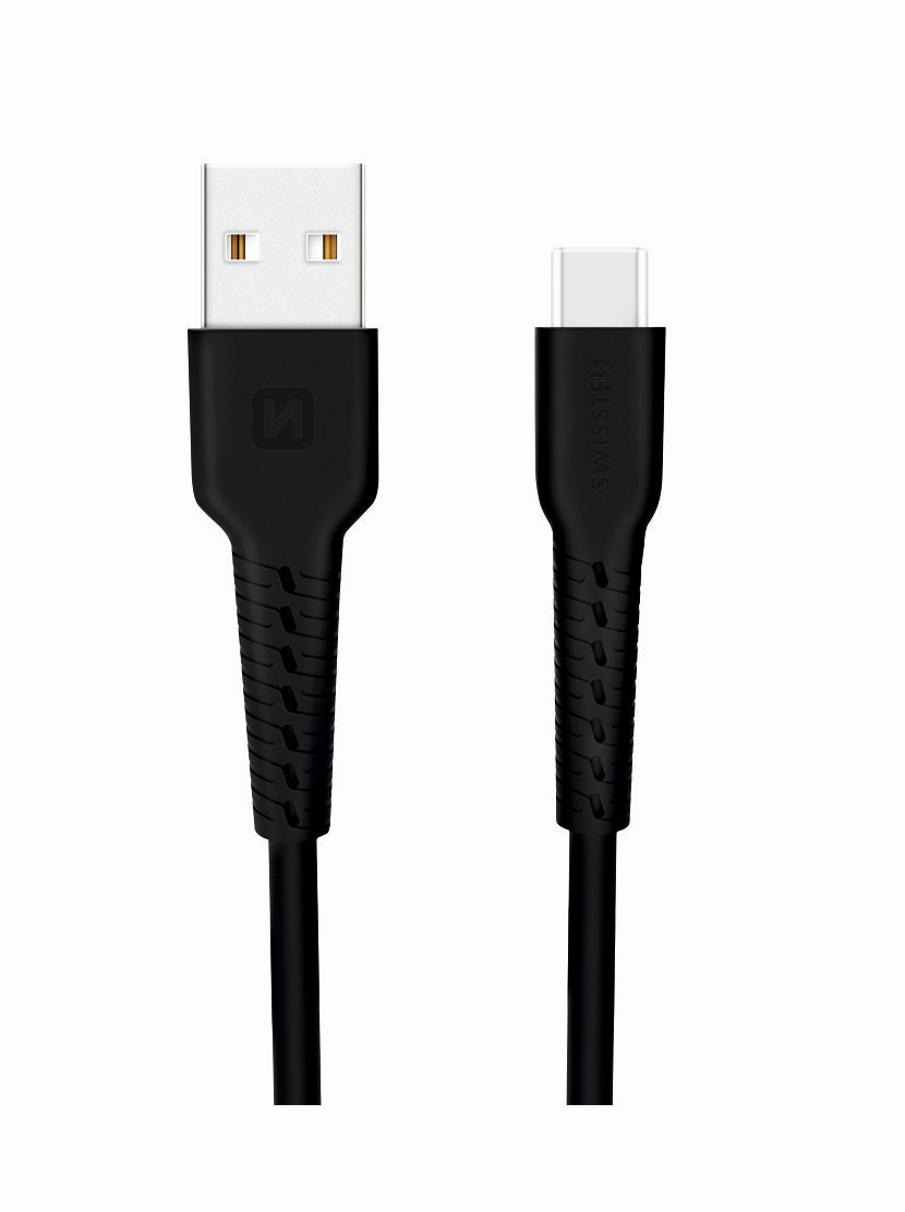SWISSTEN dat.k.USB/USB-C 1,0m bk