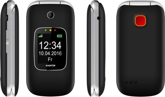 ALIGATOR V650 SENIOR black/silver