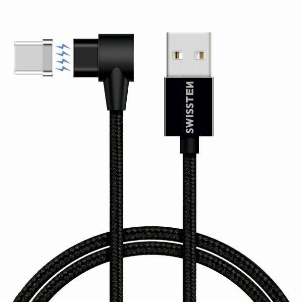 SWISSTEN dat.kab.ARCADE USB/USB-C 1,2m black