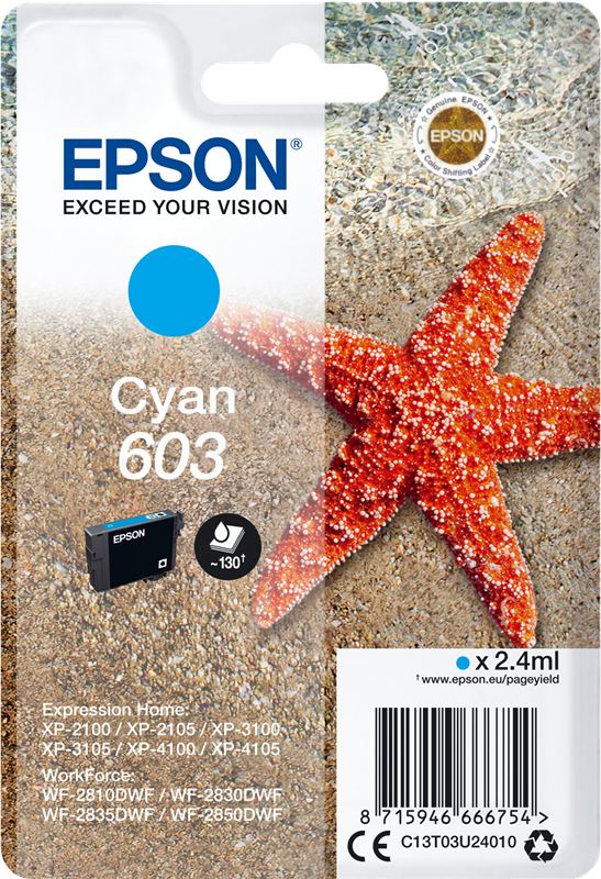 EPSON C13T03U24010 cyan 603