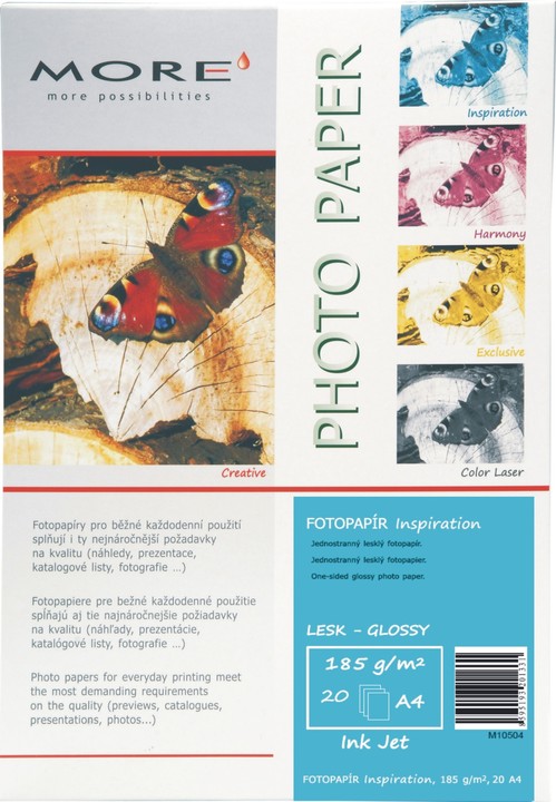 Armor fotop. MORE Harmony M10504 185g 20l. A4