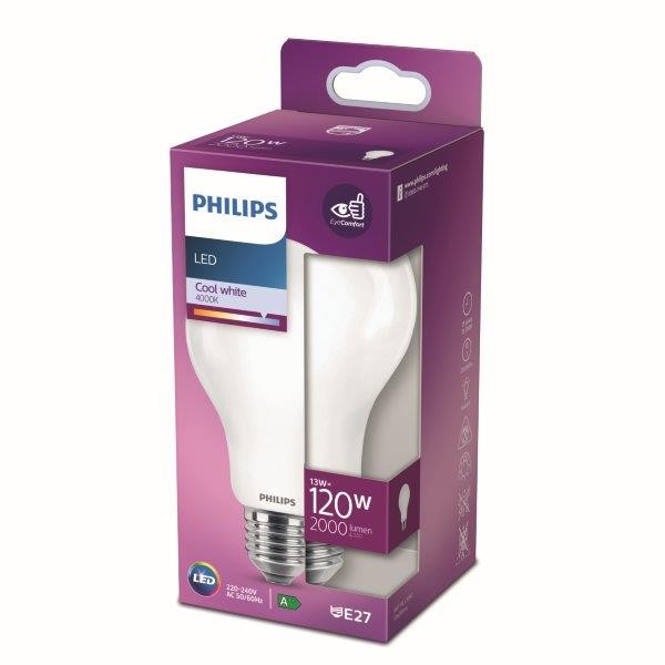 Philips E27 13W 4000K 230V A70 P764531